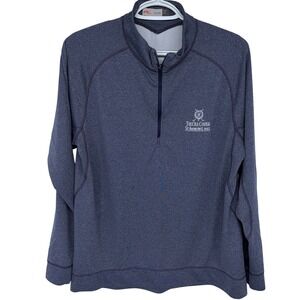 KJUS St. Andrews Links Golf 1/4 Zip Pullover Mens Large The Old Course Keano